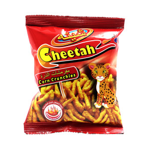 Cheetah Corn Crunchies - Natural Hot & Chilli